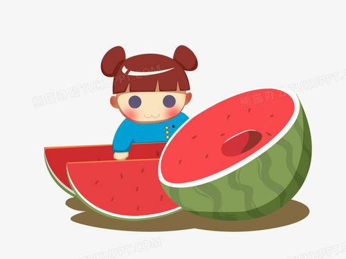 儿童动画片小美吃瓜,童趣盎然的动画美食之旅